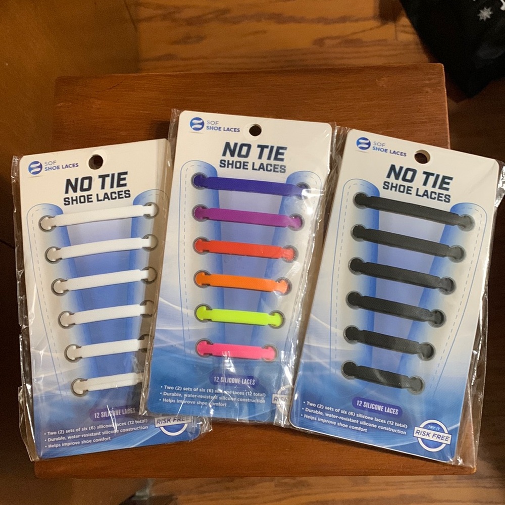 SOF- NO TIE SHOE LACES 🆕